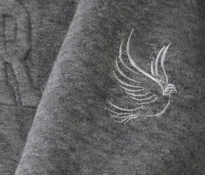 Whispered Faith Embroidered  Sweatshirt - Christian Scripture Crewneck, Comforting Faith Gift