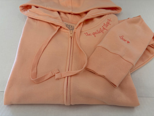 Whispered Faith Embroidered Hoodie - Christian Scripture Crewneck, Comforting Faith Gift