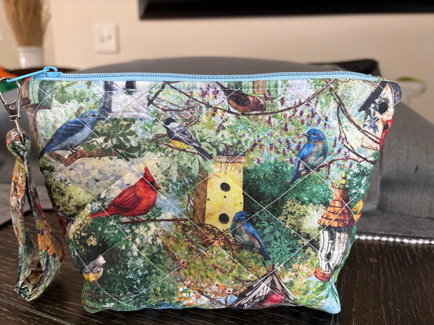 Quilted Personalized Cosmetic Bags